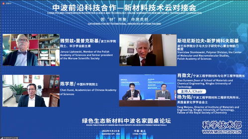 新起点 新活力 新材料技术云对接会为中波科技合作开辟新空间