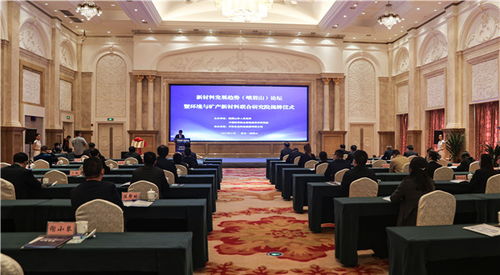 新材料发展趋势论坛暨环境与矿产新材料联合研究院揭牌仪式在峨眉山举行